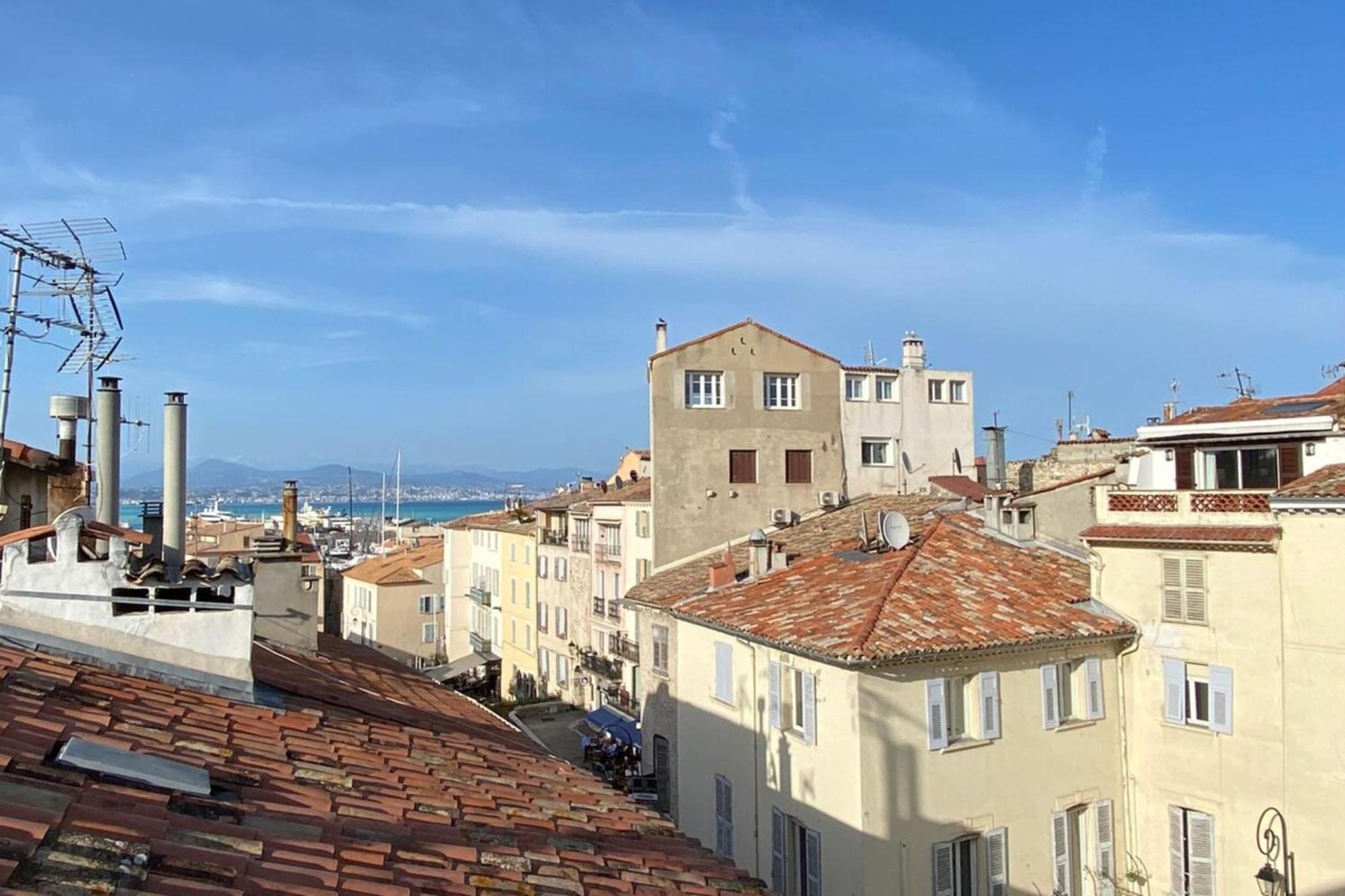 Ferienwohnung 06M - Old Antibes Beautiful Duplex Terrace With Sea View Exterior foto