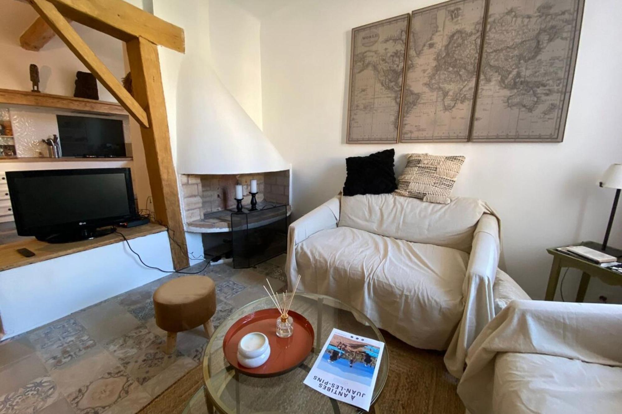 Ferienwohnung 06M - Old Antibes Beautiful Duplex Terrace With Sea View Exterior foto